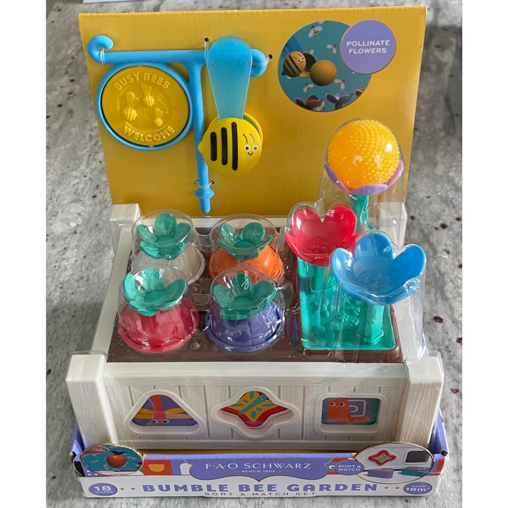 Fao Schwarz Bumble Bee Garden Sort & Match Set